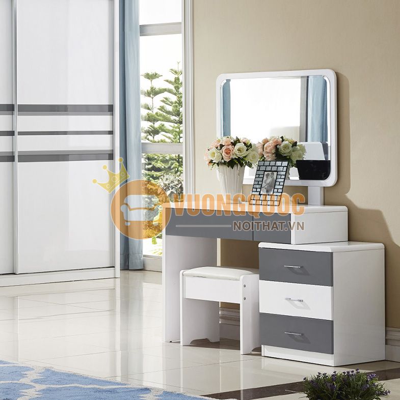Bàn trang điểm sang chảnh phong cách hiện đại